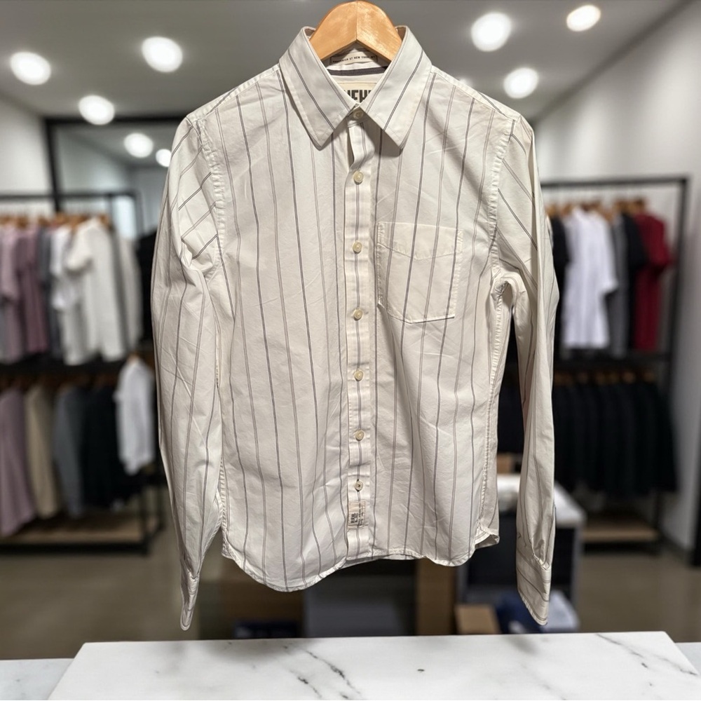 Ruehl No. 925 Striped Button up Shirt EUC